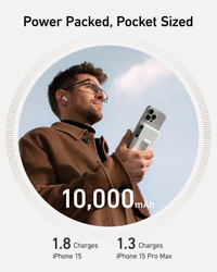 Bezdrátová powerbanka Anker MagGo 10000mAh, 27W bílá