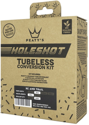 Bezdušový set PEATY'S HOLESHOT TUBELESS CONVERSION KIT 25 MM (XC and TRAIL)