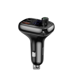 Bluetooth FM Transmiter Baseus S13 T-shaped černý