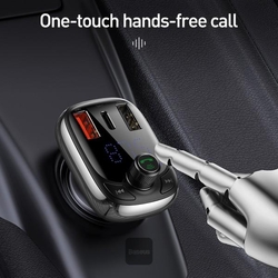 Bluetooth FM Transmiter Baseus S13 T-shaped černý