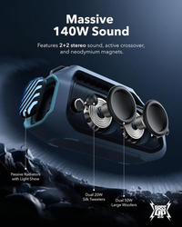 Bluetooth reproduktor Anker soundcore Boom 2 Plus modrý