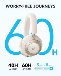 Bluetooth sluchátka Anker soundcore Space One Pro bílá