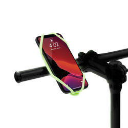 BONE Bike Tie 4 - Luminous Green, držák na kolo pro mobil 4.7-7.2"
