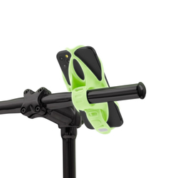 BONE Bike Tie 4 - Luminous Green, držák na kolo pro mobil 4.7-7.2"
