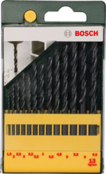 Bosch 13dílná sada vrtáků do kovu HSS-R (2.607.019.441)