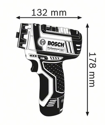 Bosch GSR 12V-15 FC Professional Set, 2x aku, L-BOXX