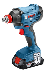Bosch Kombinovaná sada - akumulátorový rázový utahovák GDX 180-LI + akumulátorová úhlová bruska GWS 180-LI + 2× akumu