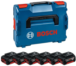 Bosch Sada akumulátorů Bosch 6x GBA 18V 4.0Ah (1.600.A02.A2S)
