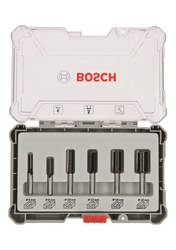 BOSCH Sada fréz, 6 ks, drážkovací frézy s 6mm vřetenem (2.607.017.465)