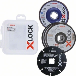 Bosch Sada řezných a lamelových kotoučů X-LOCK CMW, 125 mm (2.608.619.374)