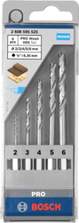 BOSCH Sada vrtáků do dřeva PRO Wood HSS, 5 ks (2.608.595.525)