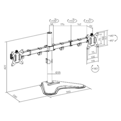 Brateck Držák monitoru LDT66-T024