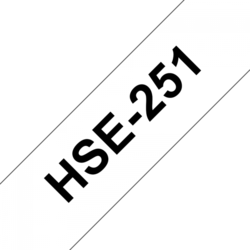 Brother HSe-251, bužírka bílá / černá (23,6 mm)