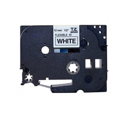 Brother TZ-FX231, bílá/černá, 12 mm, s flexibilní páskou