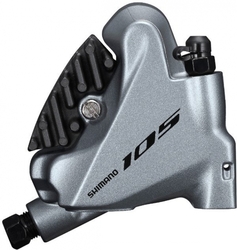 Brzdový třmen SHIMANO 105 BR-R7070 zadní polymer + chladič stříbrná