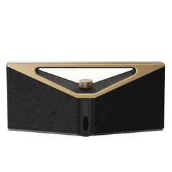 BUGANi Brief Pro přenosný Bluetooth reproduktor Black+Gold