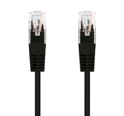 C-TECH kabel patch cord Cat5e, UTP, černá, 0,5m