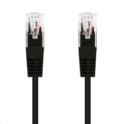 C-TECH kabel patch cord Cat5e, UTP, černá, 3m