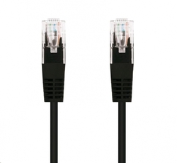 C-TECH kabel patch cord Cat5e, UTP, černá, 5m