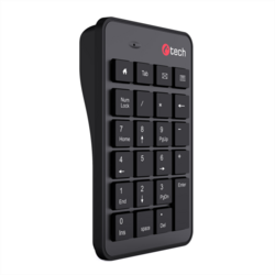 C-TECH KBN-02WS, bezdrátová, numerická