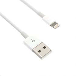 C-TECH USB 2.0 Lightning (IP5 a vyšší) kabel 2m, bílý