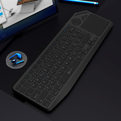 C-TECH WLTK-02, Dual, Touchpad