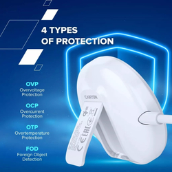 CANYON Bezdrátová nabíječka podložka  WS-105 15W Qi2 bílá