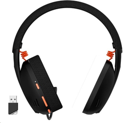 CANYON bezdrátový herní headset EGO GH-13, 2,4Ghz, BT 5.2, USB-C, prostorový zvuk 7.1, 40mm měniče, černý