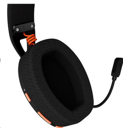 CANYON bezdrátový herní headset EGO GH-13, 2,4Ghz, BT 5.2, USB-C, prostorový zvuk 7.1, 40mm měniče, černý