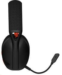 CANYON bezdrátový herní headset EGO GH-13, 2,4Ghz, BT 5.2, USB-C, prostorový zvuk 7.1, 40mm měniče, černý