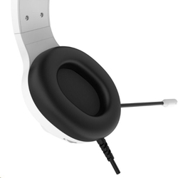CANYON Herní headset Shadder GH-6, RGB podsvícení, USB + 3,5mm jack, 2m kabel, bílý