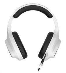 CANYON Herní headset Shadder GH-6, RGB podsvícení, USB + 3,5mm jack, 2m kabel, bílý