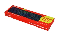 CANYON keyboard HKB-W11 EN/CS RGB Dual Mode Wireless Black