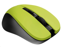 CANYON myš optická bezdrátová CMSW1, nastavitelné rozlišení 800/1000/1200 dpi, 4 tl, USB nano reciever, žlutá