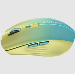 CANYON myš optická bezdrátová MW-44 žlutomodrá gradient
