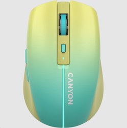 CANYON myš optická bezdrátová MW-44 žlutomodrá gradient