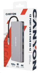 CANYON replikátor portů DS-12 13v1, PD 100W