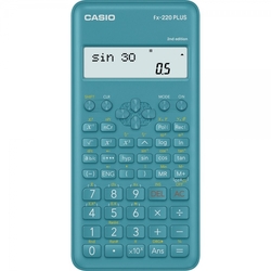 Casio FX 220 Plus 2E Školní vědecká kalkulačka, modrá