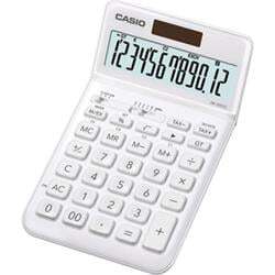 Casio JW 200 SC WE Stolní kalkulačka, bílá