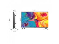 CHiQ L32M8TG TV 32", FHD, smart, Google TV, dbx-tv, Dolby Audio, Frameless, stříbrná