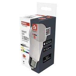 Chytrá LED žárovka GoSmart A60 / E27 / 11 W (75 W) / 1 050 lm / RGB / stmívatelná / Zigbee