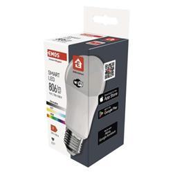 Chytrá LED žárovka GoSmart A60 / E27 / 9 W (60 W) / 806 lm / RGB / stmívatelná / Wi-Fi