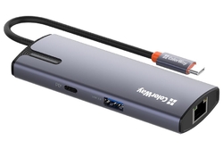 ColorWay 6v1 USB hub/ 1x USB-C/ 1x RJ45/ 4x USB-A