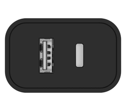 ColorWay AC nabíječka USB a USB-C 20W, černý