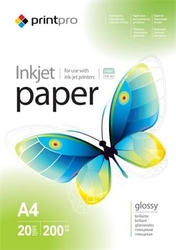 ColorWay fotopapír PrintPro vysoce lesklý 200g/m2, A4, 20 listů