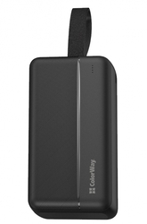 ColorWay powerbanka 30 000mAh/ 2x USB QC3.0/ USB-C PD 22,5W, černá