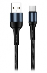 ColorWay USB-C kabel 1m 2.4A, černá