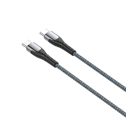 ColorWay USB-C na USB-C kabel 2m (PD 65W), šedý