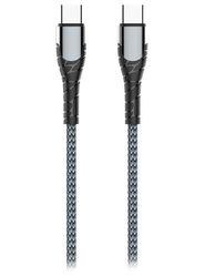 ColorWay USB-C na USB-C kabel 2m (PD 65W), šedý