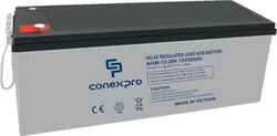 Conexpro baterie AGM 12V, 200Ah, životnost 10 let, M8
